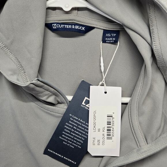 Colorado State Half Zip Pullover Womens XS Cutter Buck 3/4 Sleeve Rams NWT - Picture 6 of 10